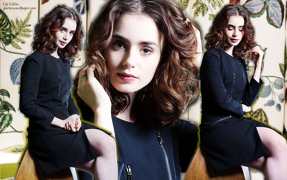 Lily Collins II | Desktop Backgrounds | Mobile Home Screens | Spartacus ...